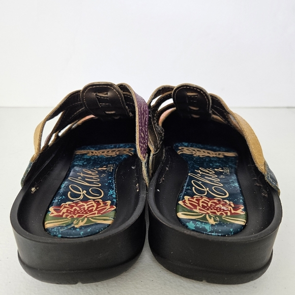 Elite By Corkys Rock Colorful Leather Slip On Shoes 7 - Picture 3 of 10